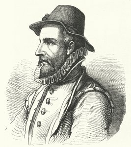 Johann Fischart, saksalainen kirjailija ja satiiri (kaiverrus) tekijältä German School
