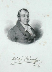 Johann Nepomuk Hummel (1778-1837) (kaiverrus) tekijältä German School