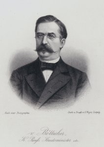 Karl Heinrich von Boetticher, saksalainen poliitikko ja varakansleri (kaiverrus) tekijältä German School
