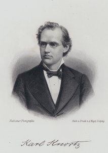 Karl Knortz, saksalais-amerikkalainen kirjailija (kaiverrus) tekijältä German School