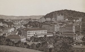Karlovy Vary pohjoispuolelta (litho) tekijältä German School