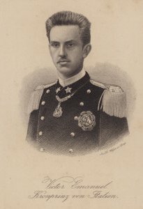 Italian kuningas Victor Emmanuel III kruununprinssin aikana tekijältä German School