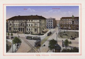 Leipzig, Blucherplatz (värilitro). tekijältä German School
