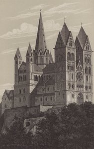 Limburgin katedraali, Hessen, Saksa (litho) tekijältä German School