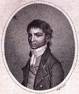 Scheffnerin kaivertama Louis van Beethoven (1712-73) (mezzotint) tekijältä German School