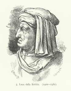 Luca della Robbia, italialainen renessanssin kuvanveistäjä (kaiverrus) tekijältä German School
