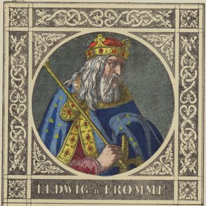 Ludwig D Fromme, 814-840 (värillinen kaiverrus) tekijältä German School