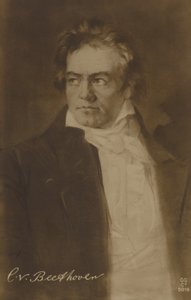 Ludwig van Beethoven, saksalainen säveltäjä ja pianisti (1770-1827) tekijältä German School
