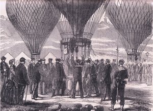M Gambetta alkaen Tours, Cassells History of the War välillä Ranskan ja Saksan julkaisija Cassell and Company Limited, n. 1890 (litho) tekijältä German School