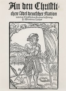 Martin Lutherin manifesti saksalaisen kansan kristitylle aatelistolle, Strasbourg, 1520