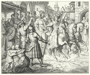 Martin Lutherin vastaanotto Wormsissa, 1521 tekijältä German School