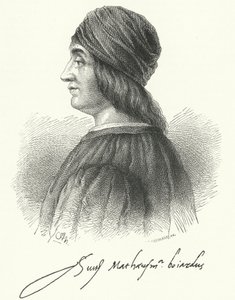 Matteo Maria Boiardo, italialainen renessanssirunoilija (kaiverrus) tekijältä German School