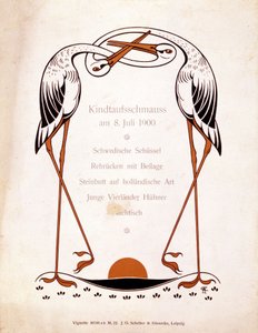 Menu kasteateriaa varten. Saksa, 8.7.1900. tekijältä German School