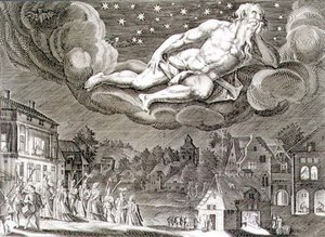Night, kaiverrus Paul Furst (n. 1605-66) (kaiverrus) tekijältä German School