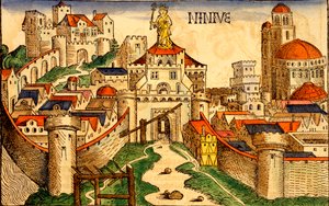 Ninive, Liber Chronicarum, Hartmann Skull, 1493 tekijältä German School