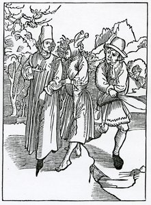 Kuvitus Alexander Barclayn englanninkielisestä käännöksestä "The Ship of Fools", joka on peräisin vuonna 1874 julkaistusta painoksesta. tekijältä German School