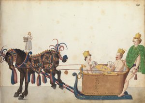 Näyttelyreki paraatissa, n. 1640 tekijältä German School