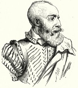 Petrus Ramus, ranskalainen humanisti ja logiikka, joka tapettiin Pyhän Bartolomeuksen päivän joukkomurhassa (kaiverrus) tekijältä German School
