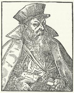 Philipp Nicodemus Frischlin, saksalainen näytelmäkirjailija (kaiverrus) tekijältä German School