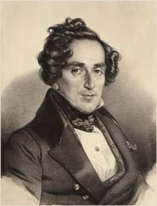 Giacomo Meyerbeerin muotokuva tekijältä German School