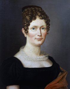 Johanna Christiane Schumannin (1767-1836), saksalaisen säveltäjän Robert Schumannin (1810-1856) äidin muotokuva, tuntemattoman taiteilijan 1800-luvun alun maalaus tekijältä German School