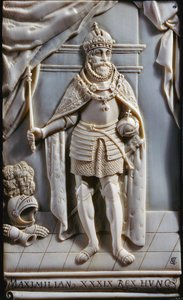 Maximilian II:n muotokuva Unkarin kuninkaana tekijältä German School