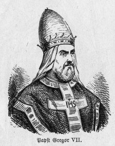 Paavi Gregoire VII:n muotokuva (Hildebrand tekijältä German School