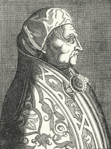 Paavi Pius II:n muotokuva (kaiverrus) tekijältä German School