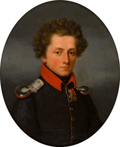 Nuoren upseerin muotokuva, n. 1801-1899 (öljy kankaalle) tekijältä German School