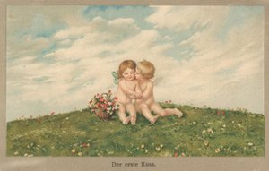 Putti suutelee tekijältä German School