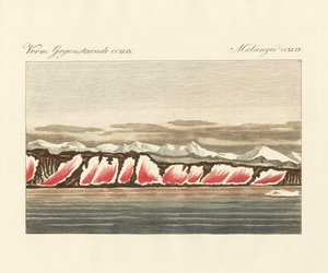 Punainen lumi (värillinen kaiverrus) tekijältä German School