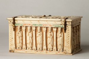Jäännösarkku, Köln, Saksa, n. 1150 (puu ja norsunluu) tekijältä German School