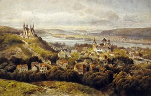 Remagen, Saksa (väri litho) tekijältä German School