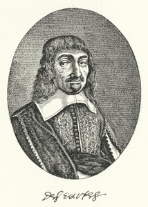 Rene Descartes, ranskalainen filosofi (kaiverrus) tekijältä German School