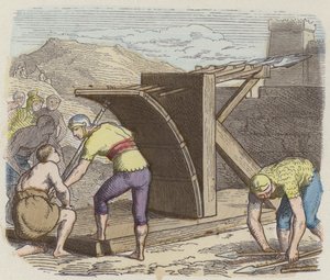 Roomalainen ballista (värillinen kaiverrus) tekijältä German School