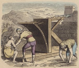 Roomalainen ballista (värillinen kaiverrus) tekijältä German School