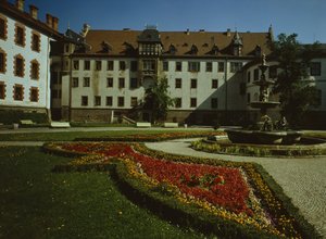 Schloss Elisabethenburg Meiningenissä, rakennettu vuonna 1682 tekijältä German School