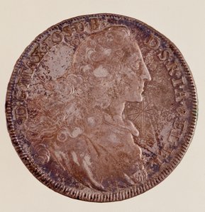 Maximilian III Joseph Baijerilaisen hopeataaleri (1727-1777) 1769 Halk. 4,1 cm Napoli, arkeologinen museo tekijältä German School