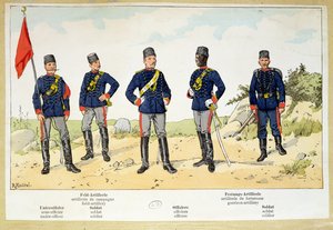 Turkin armeijan sotilaat, n. 1900 tekijältä German School