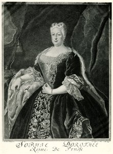 Sophie Dorothea, Preussin kuningatar (1687-1757) (valokuva) tekijältä German School