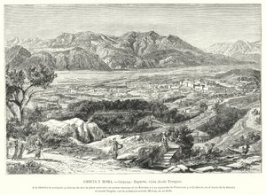Sparta, Muinainen Kreikka (litho) tekijältä German School