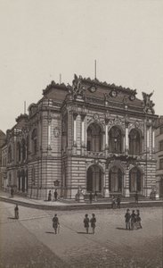 Kaupunginteatteri (litho) tekijältä German School