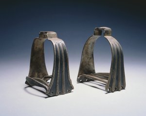 Jalustin, c. 1525-1550 (teräs modernilla mustalla maalilla) tekijältä German School