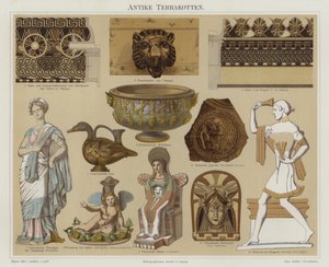 Terrakotta antiikki (väri litho) tekijältä German School