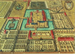 Kothenin ruhtinaan linna, Mattheus Merian Elfderin Topographia-teoksesta tekijältä German School