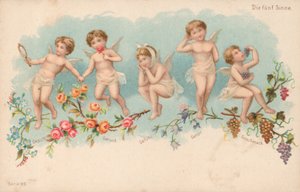 Viisi aistia (väri litho) tekijältä German School