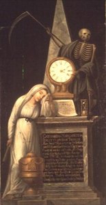 Laulaja Catharina Margaretha Docettin hautamonumentti, s. Tausch, Heidelbergin koulu tekijältä German School