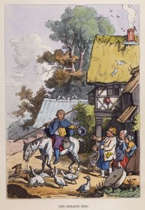 Kultainen kana (väri litho) tekijältä German School