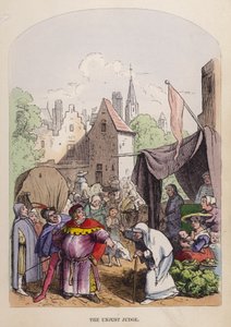 Epäoikeudenmukainen tuomari (väri litho) tekijältä German School