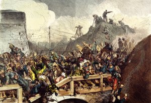 Voitaneet ranskalaiset joukot Sedanin taistelussa 1.9.1870